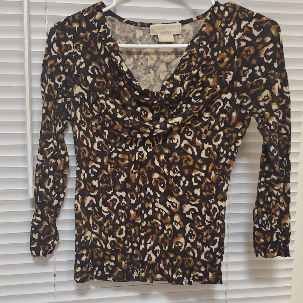 Leopard Print Women's Top